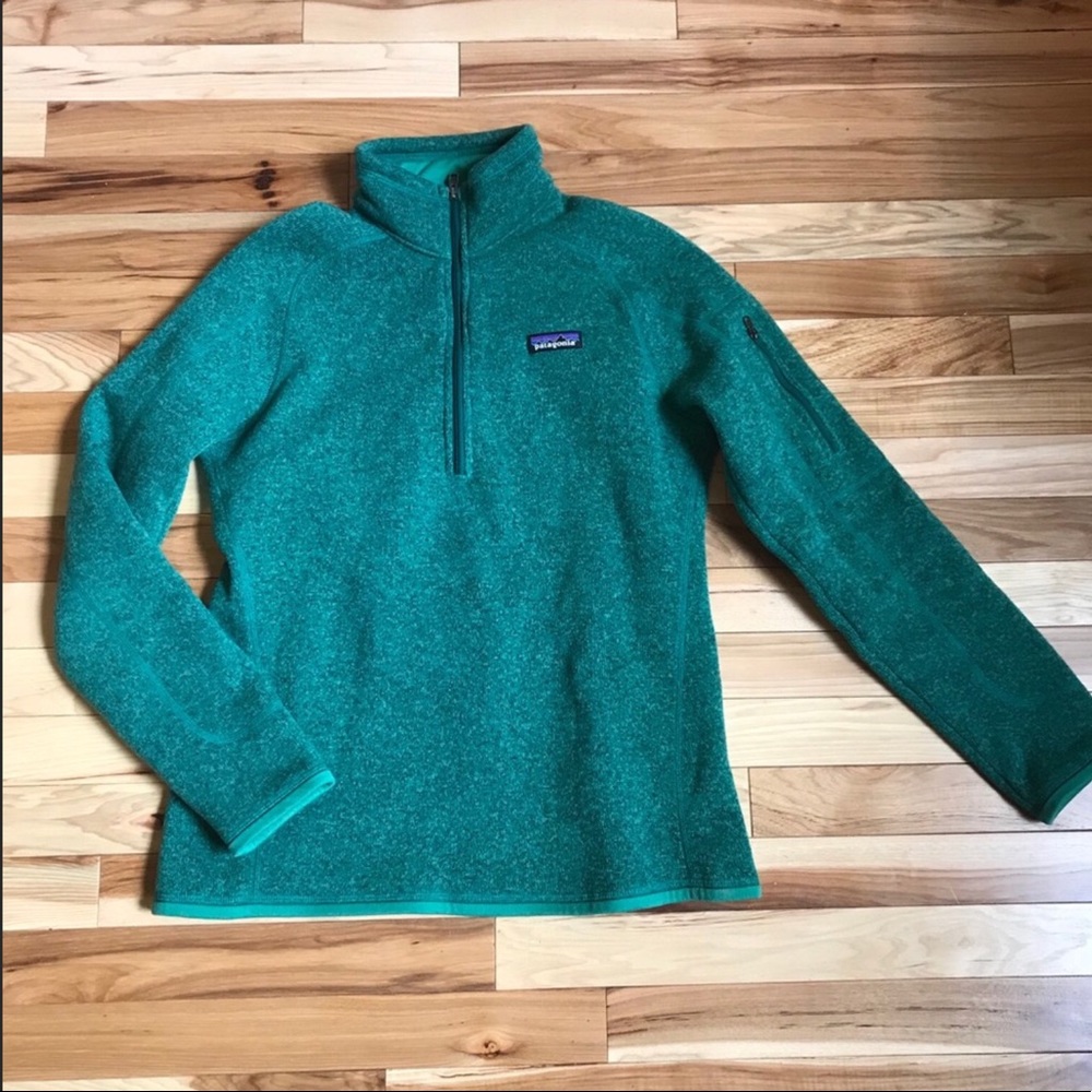 Patagonia Better Sweater, Quarter ZIp, Green